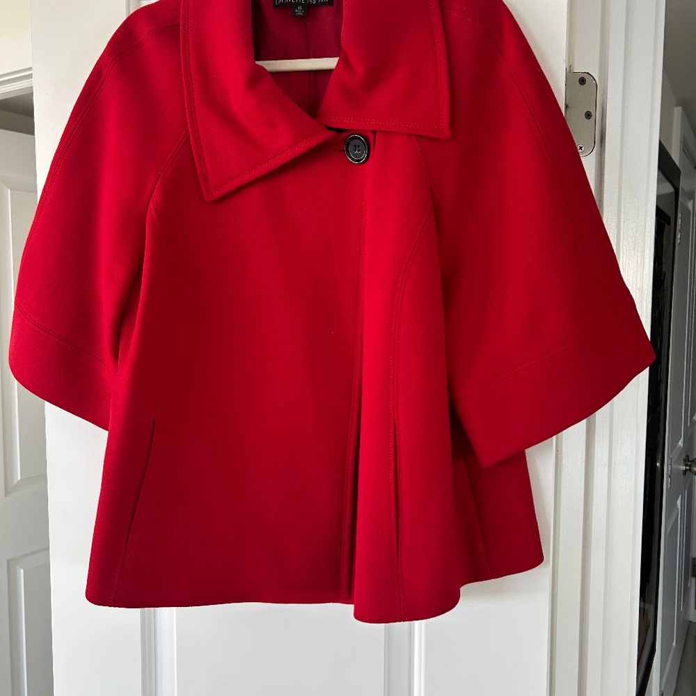 LAFAYETTE 148 RED BLAZER/COAT SIZE 14